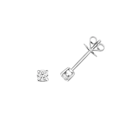 DIAMOND STUDS w/g 0.20ct